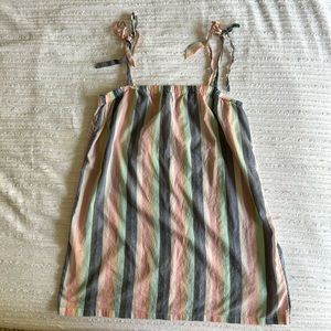 J. Crew Factory Striped Beach Dress Cover Up